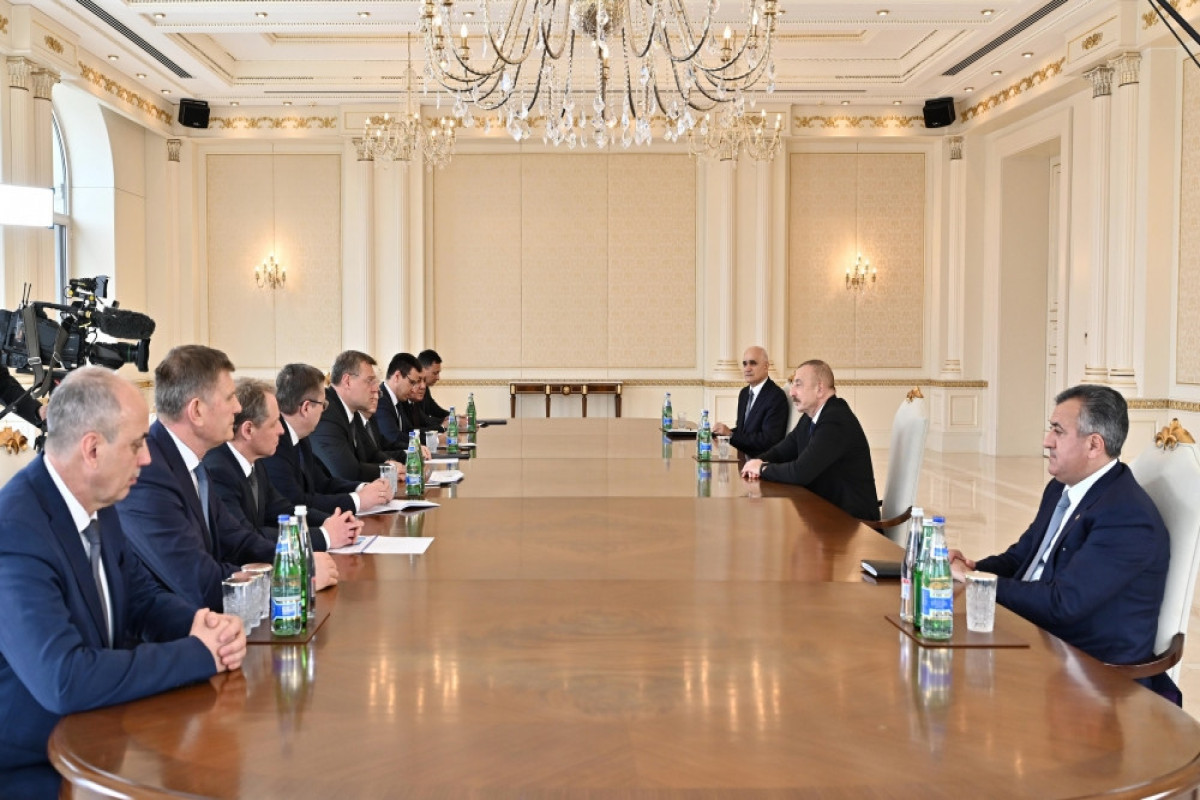 Azerbaijani President received the Governor of Astrakhan