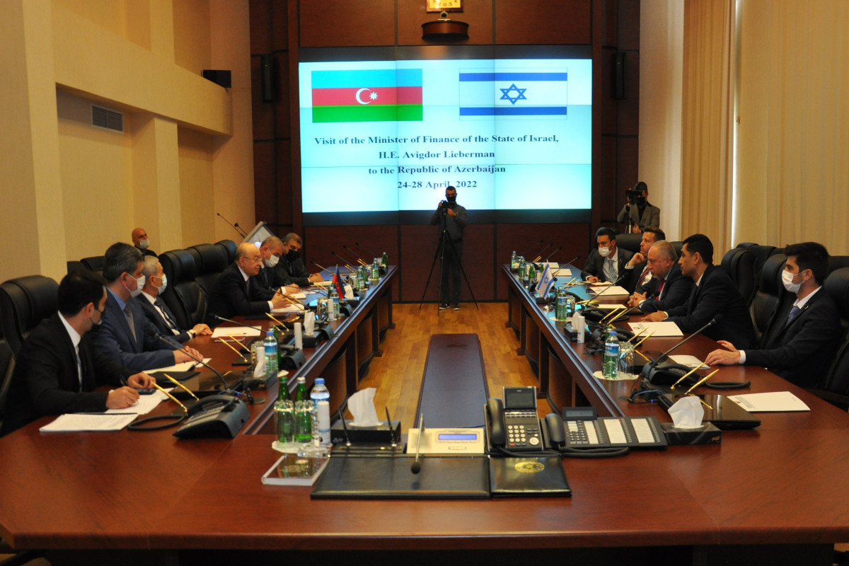 Azerbaijan's Minister of Emergency Situations met with  Israel's Minister of Finance