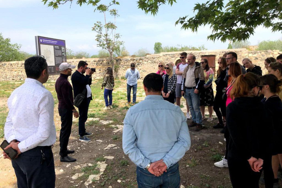 Czech scientists and students visited Agdam-PHOTO 