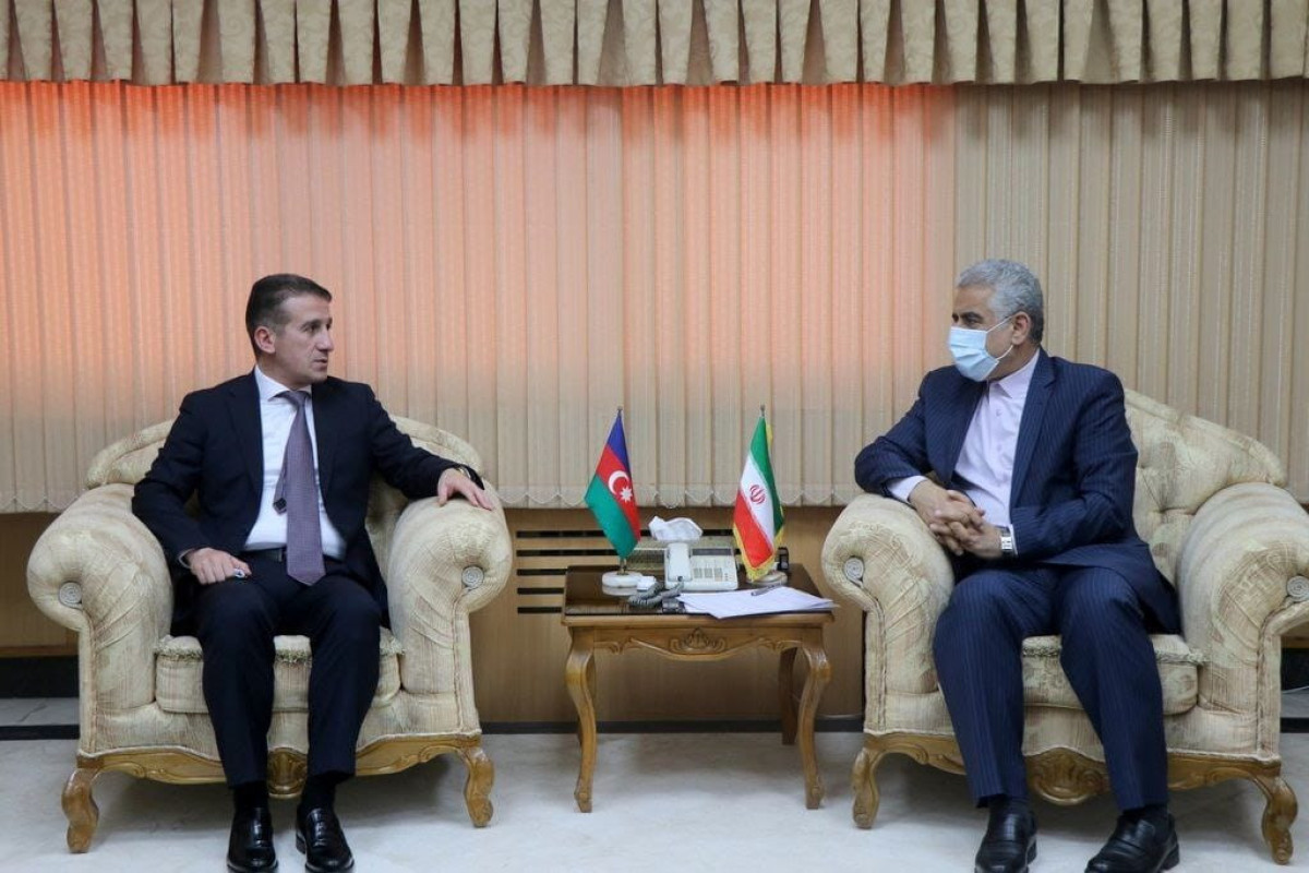 Ali Alizada, Azerbaijani Ambassador to Iran and Asadullah Abbas, the mayor of Iran's Gilan province