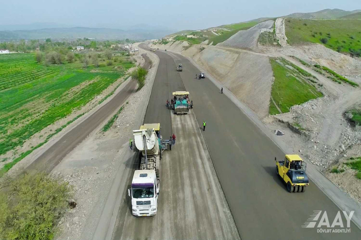 Construction of Khudafarin-Gubadli-Lachin road is conducted fast-PHOTO -VIDEO 