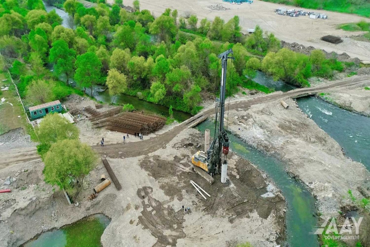 Construction of Gubadli-Eyvazli road is underway-PHOTO 