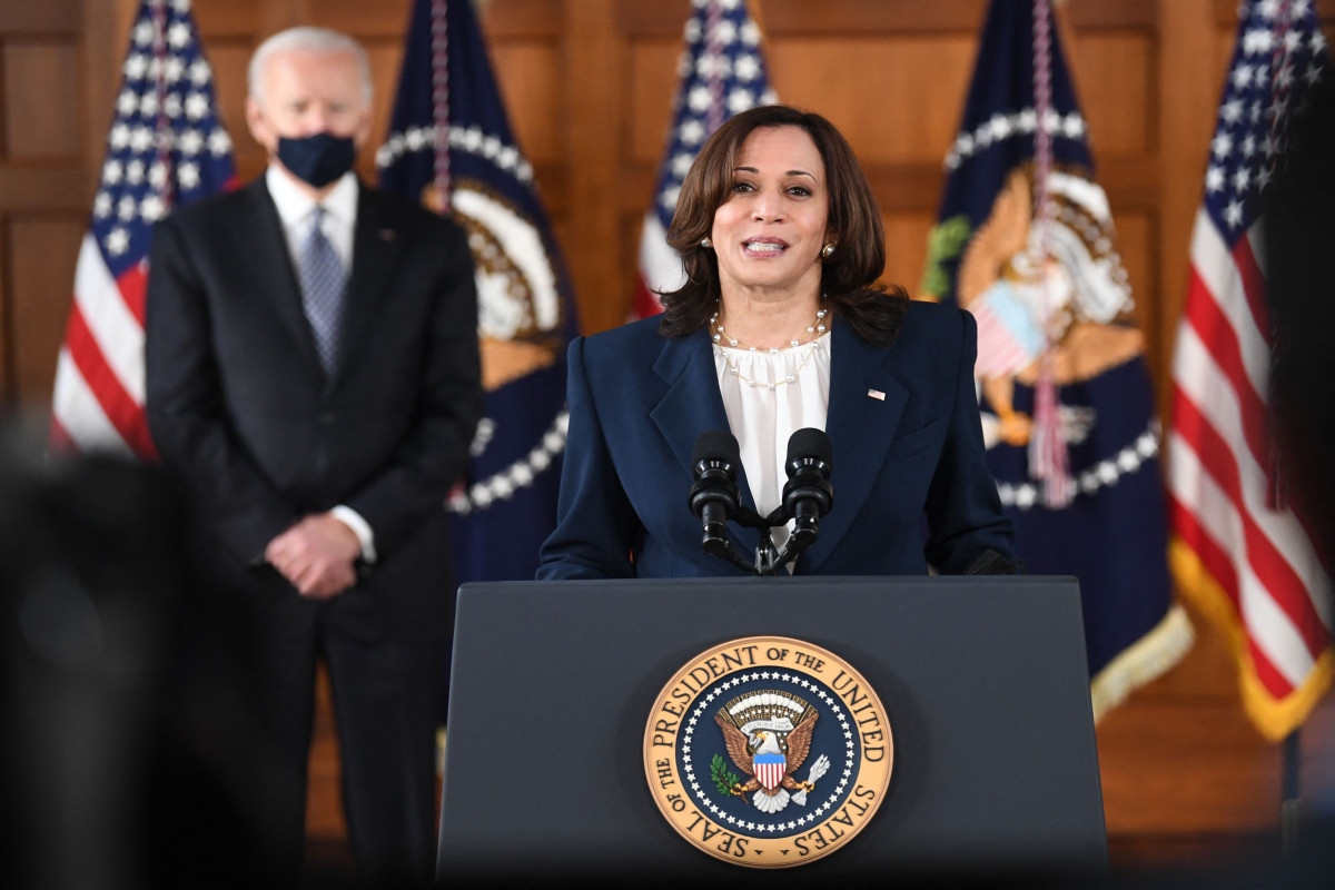 US Vice President Kamala Harris