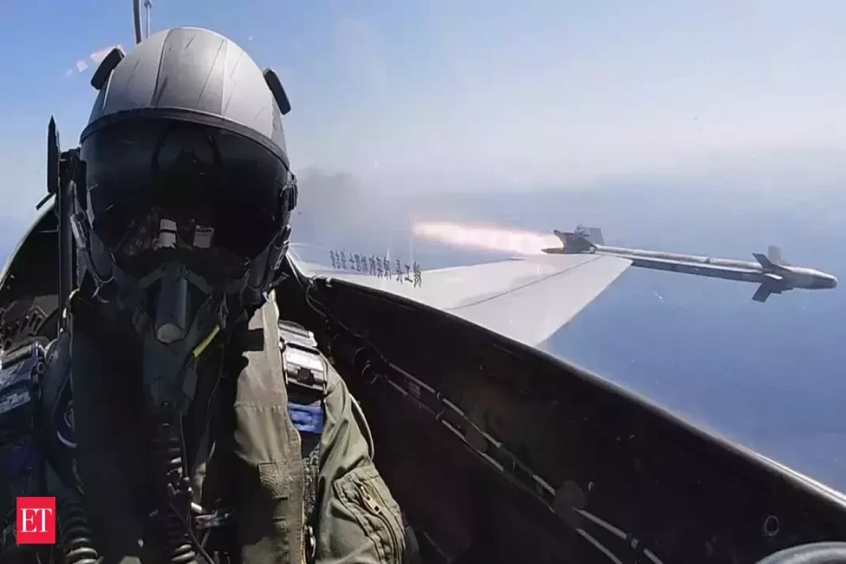 Chinese jets crossing Taiwan strait
