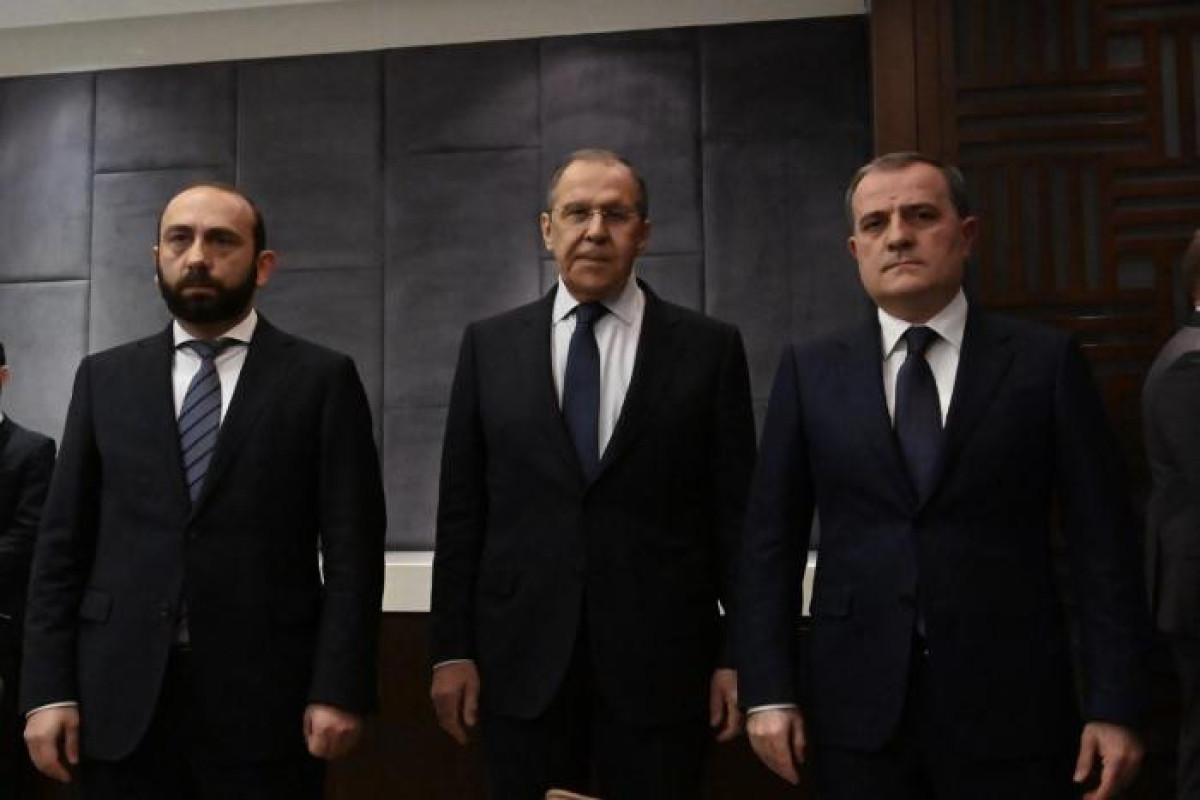 Mirzoyan, Lavrov, Jeyhun Bayramov