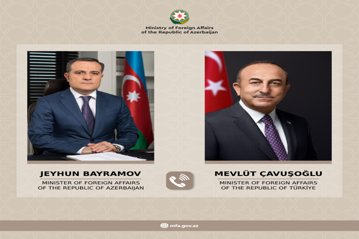 Azerbaijani FM informed Turkish FM about the attack on the Azerbaijani embassy in London