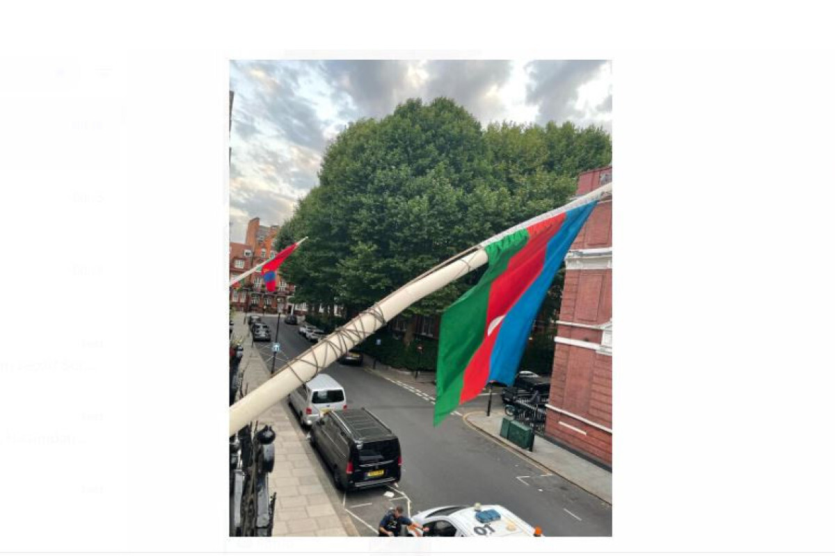 National flag was reinstated at the Embassy of Azerbaijan in London-VIDEO 