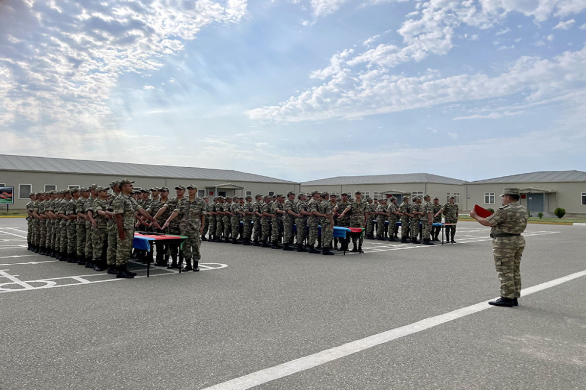 Military Oath taking ceremonies for young soldiers were held in the Azerbaijan Army-PHOTO 