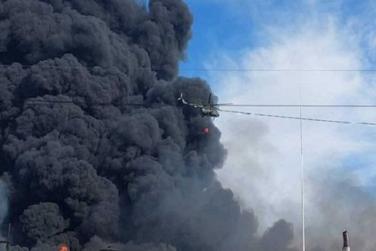 Third oil storage tank collapses in Cuba terminal following fire, spill -governor