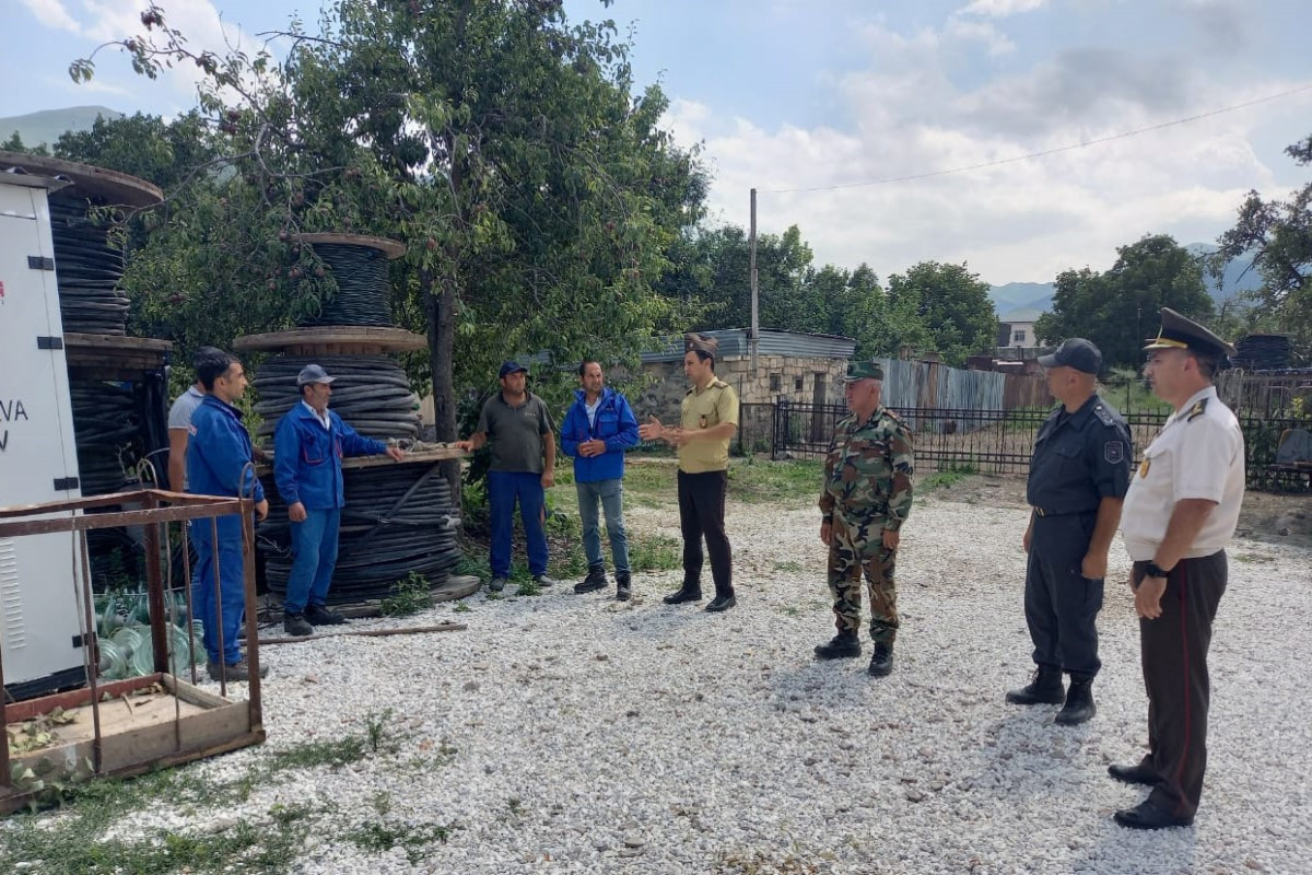 Azerbaijani MES conducts measures on fire security in Kalbajar-PHOTO 