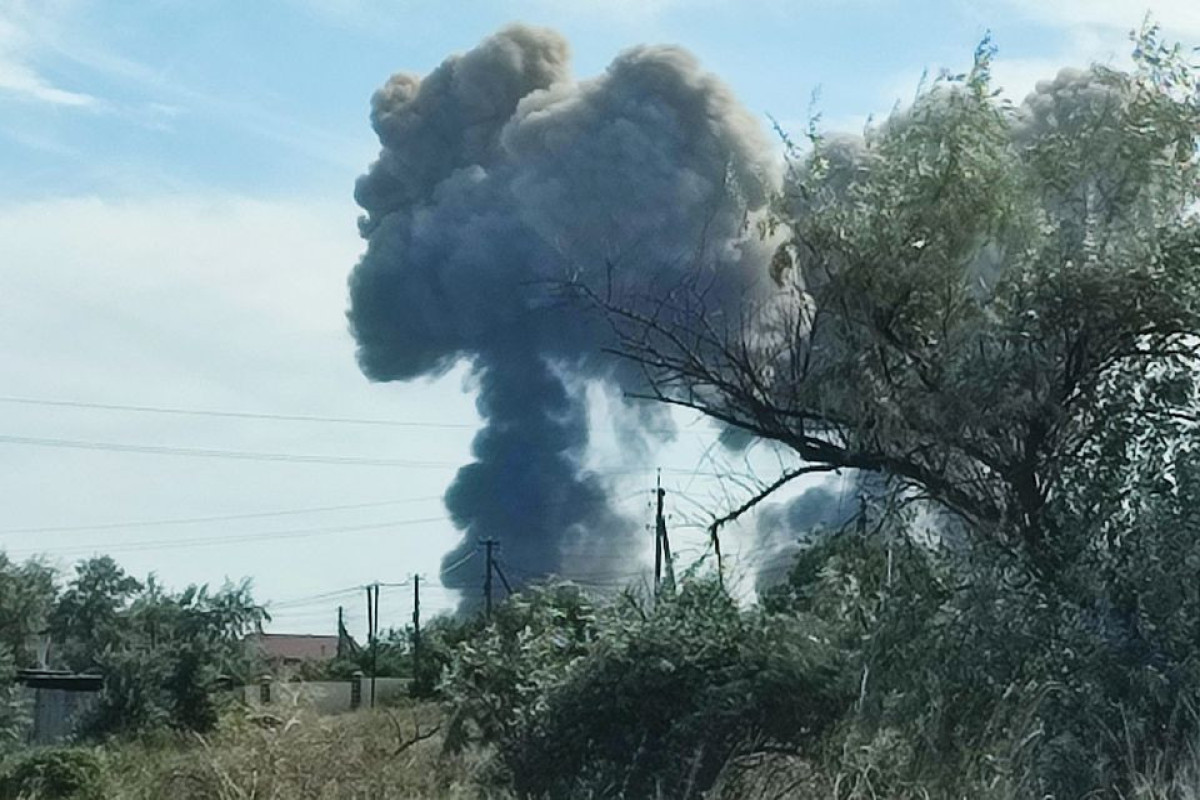 One killed as blasts rock Russian air base in annexed Crimea