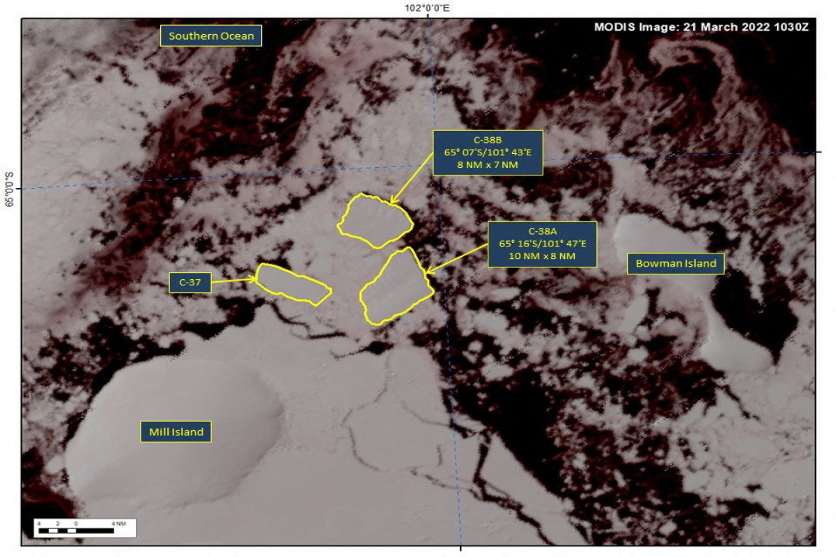 Satellite imagery shows Antarctic ice shelf crumbling faster than thought