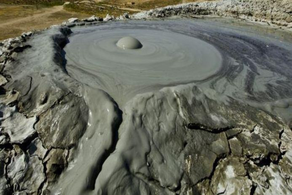 A mud volcano erupts in Baku