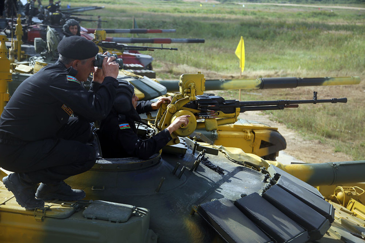 Azerbaijani tankmen continue preparations for the "Tank Biathlon" contest-PHOTO 