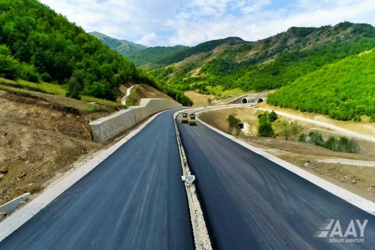 Construction of 3 tunnels is completed on Ahmedbeyli-Fuzuli-Shusha highway-PHOTO 