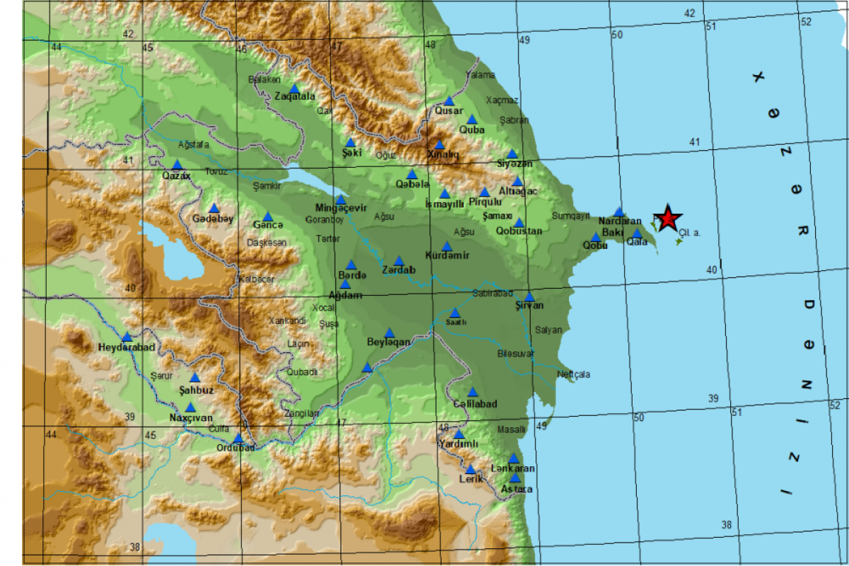 Magnitude 3.5 quake hits Caspian Sea