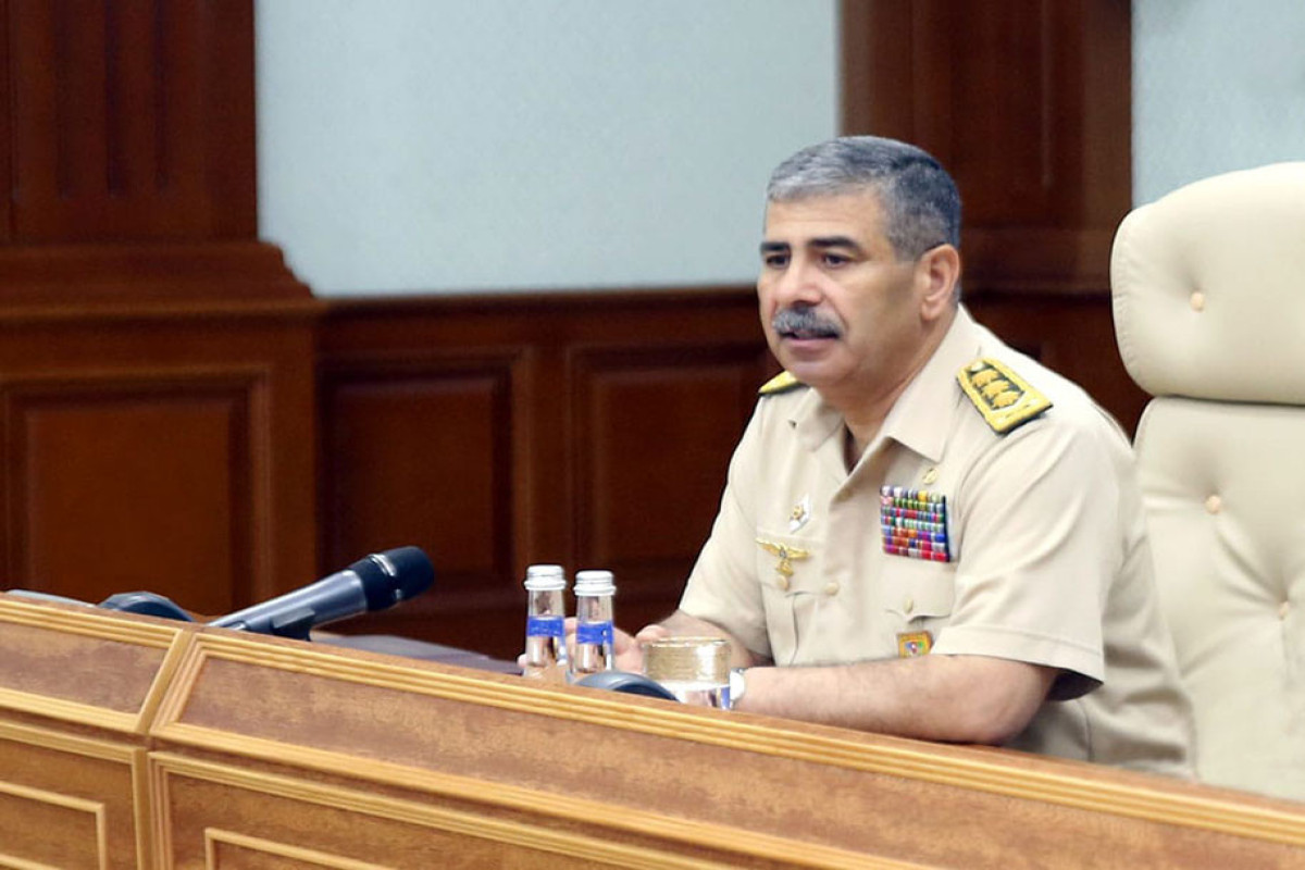 Zakir Hasanov, Defense Minister of Azerbaijan