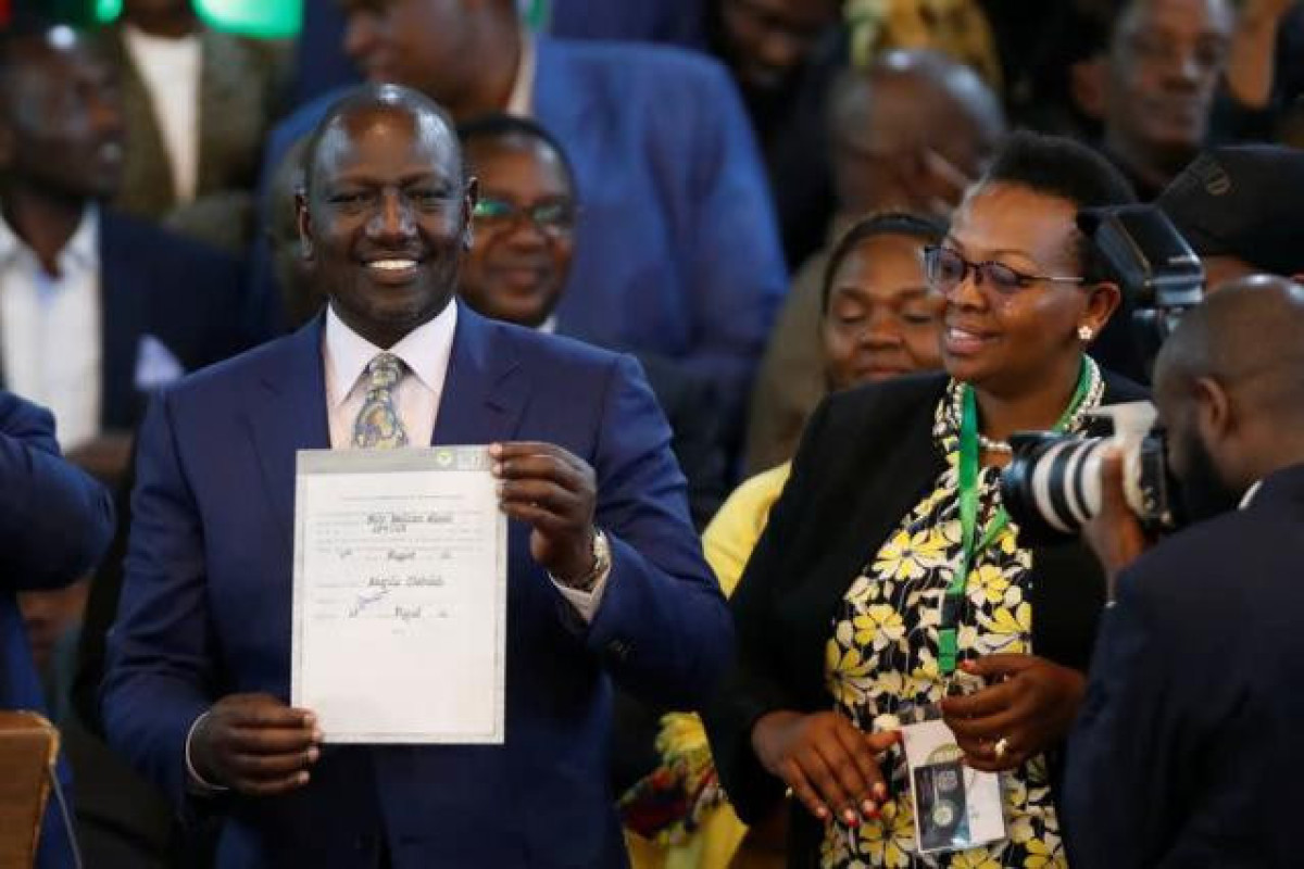 Kenya's Ruto declared president-elect in chaotic scenes
