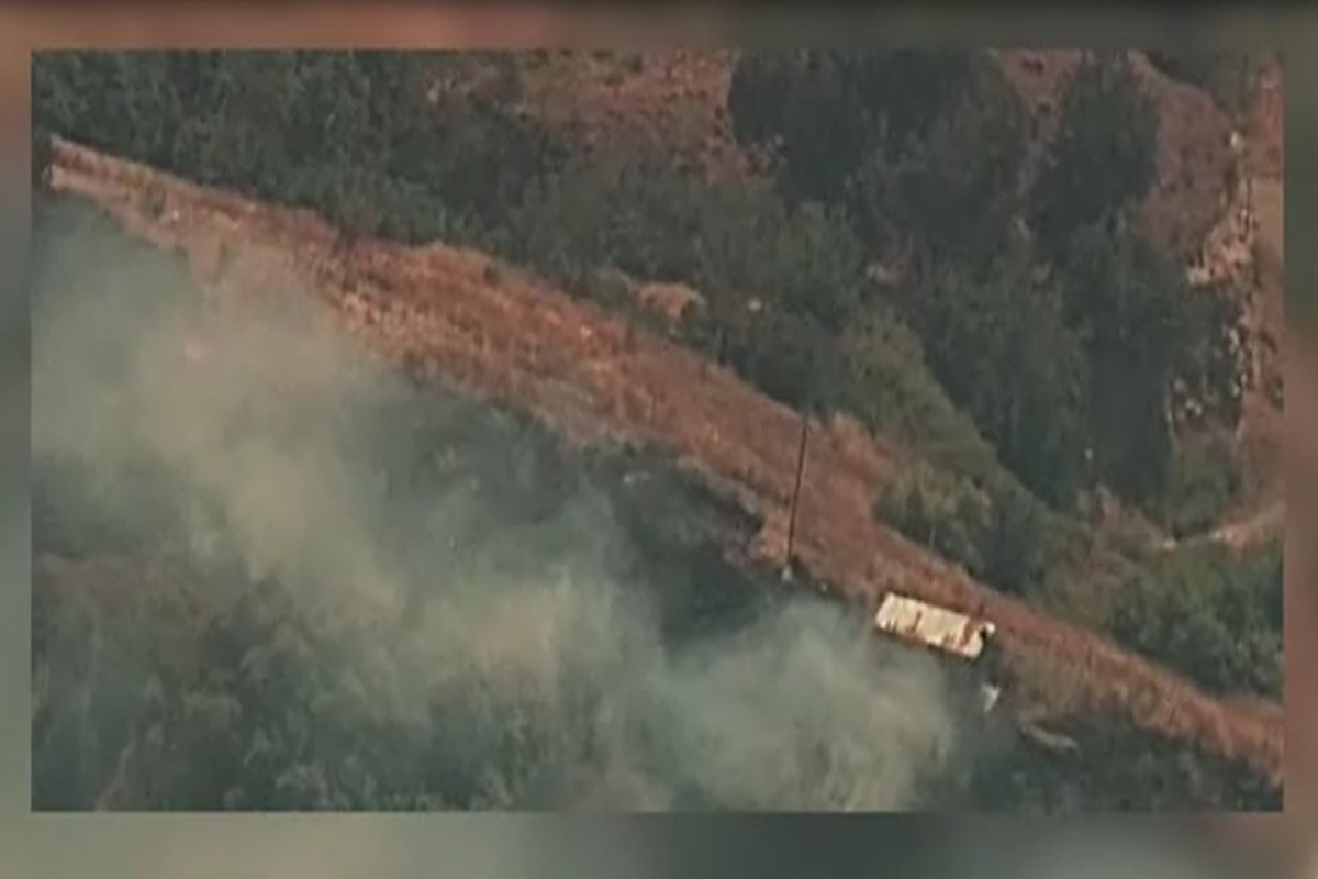 Video depicting Armenians fire to Azerbaijani territories as they leave Lachin region-VIDEO 