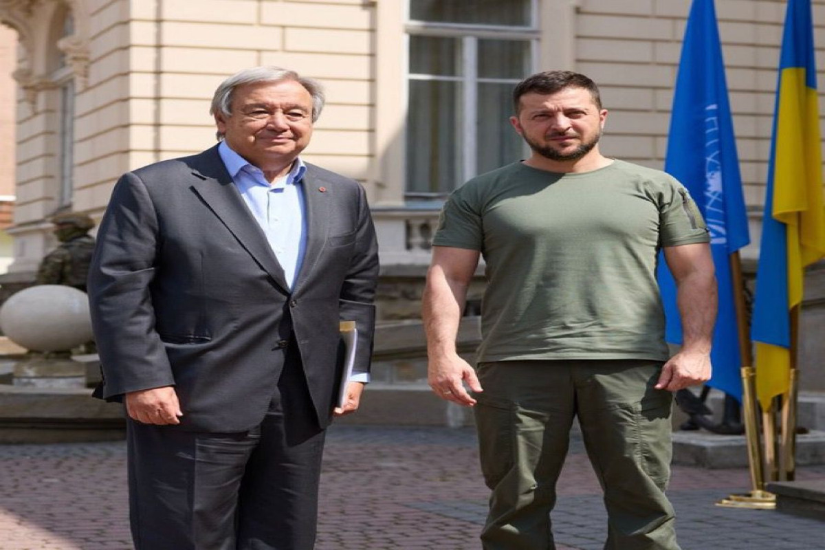 Zelensky meets with UN Secretary General