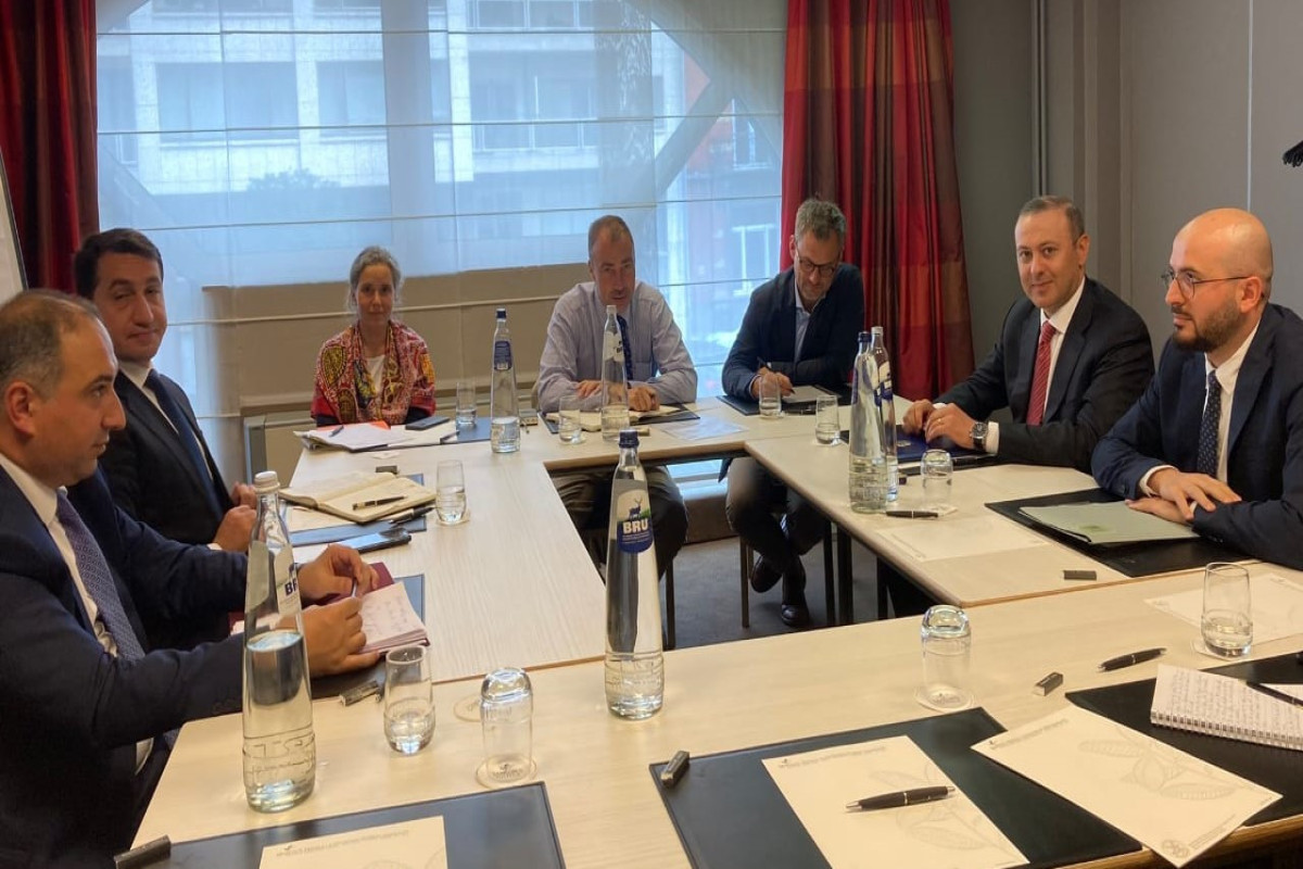 Hikmet Hajiyev met with Armen Grigoryan in Brussels 