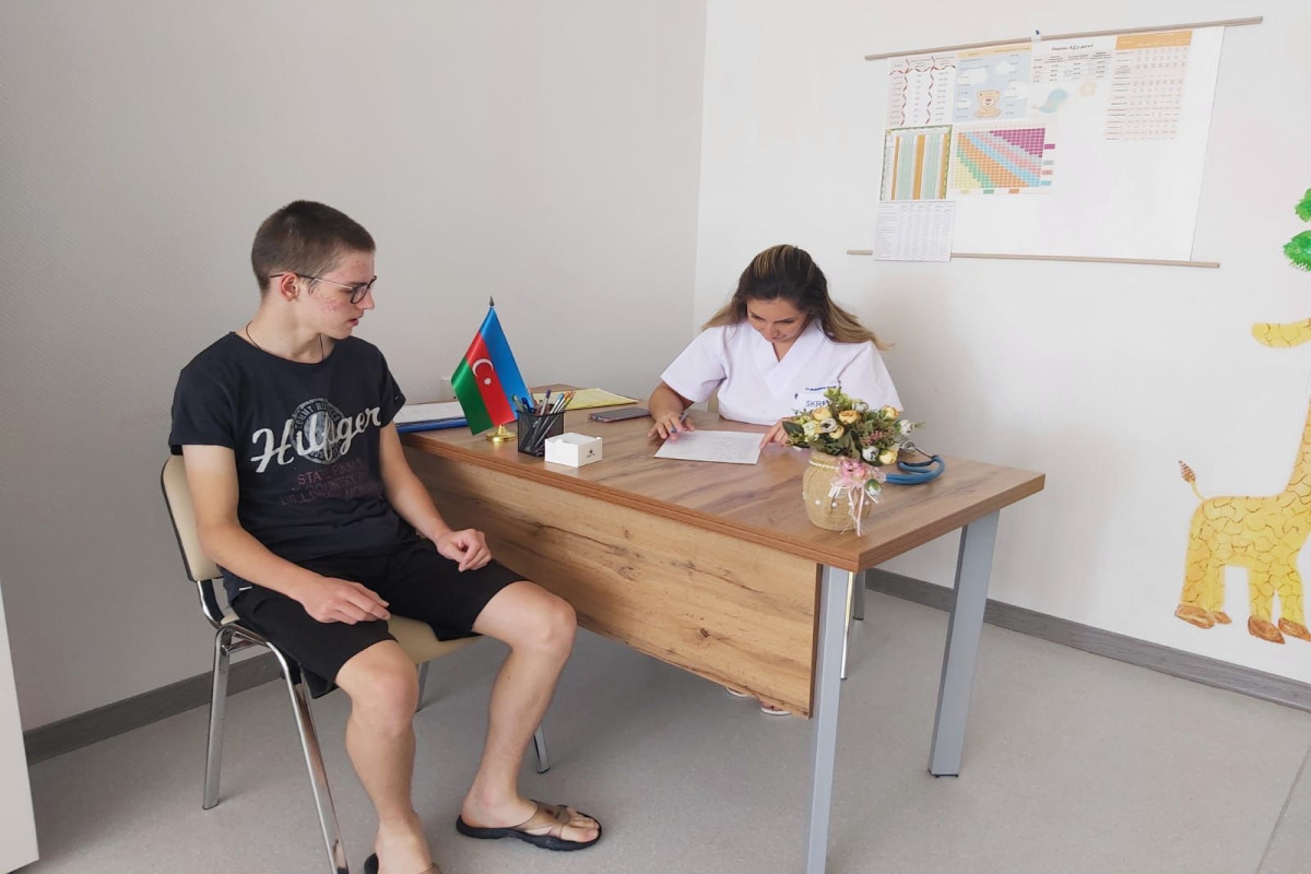 Ukrainian children are undergoing rehabilitation course in Baku