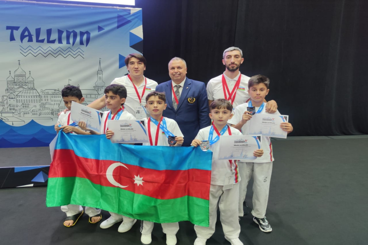 Azerbaijani taekwondo fighters won 9 medals in European Championship