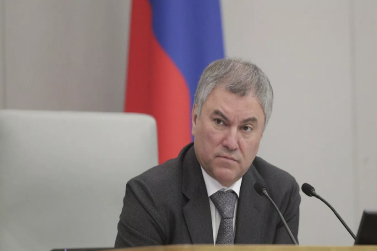 Vyacheslav Volodin, speaker of the State Duma