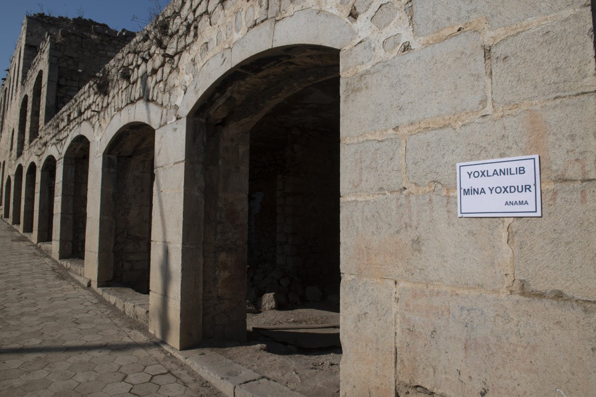 Historical cultural monuments in Azerbaijan's Karabakh cleared from mines-PHOTO 
