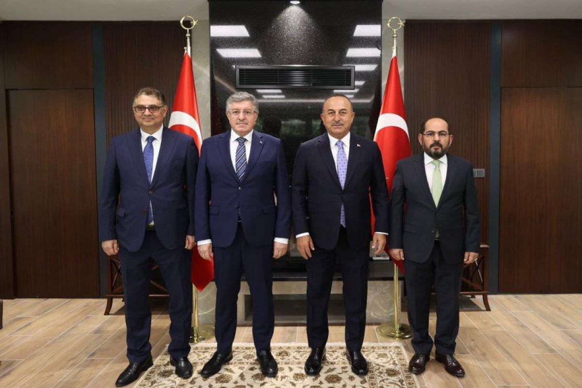Turkish FM meets with Syrian opposition leaders