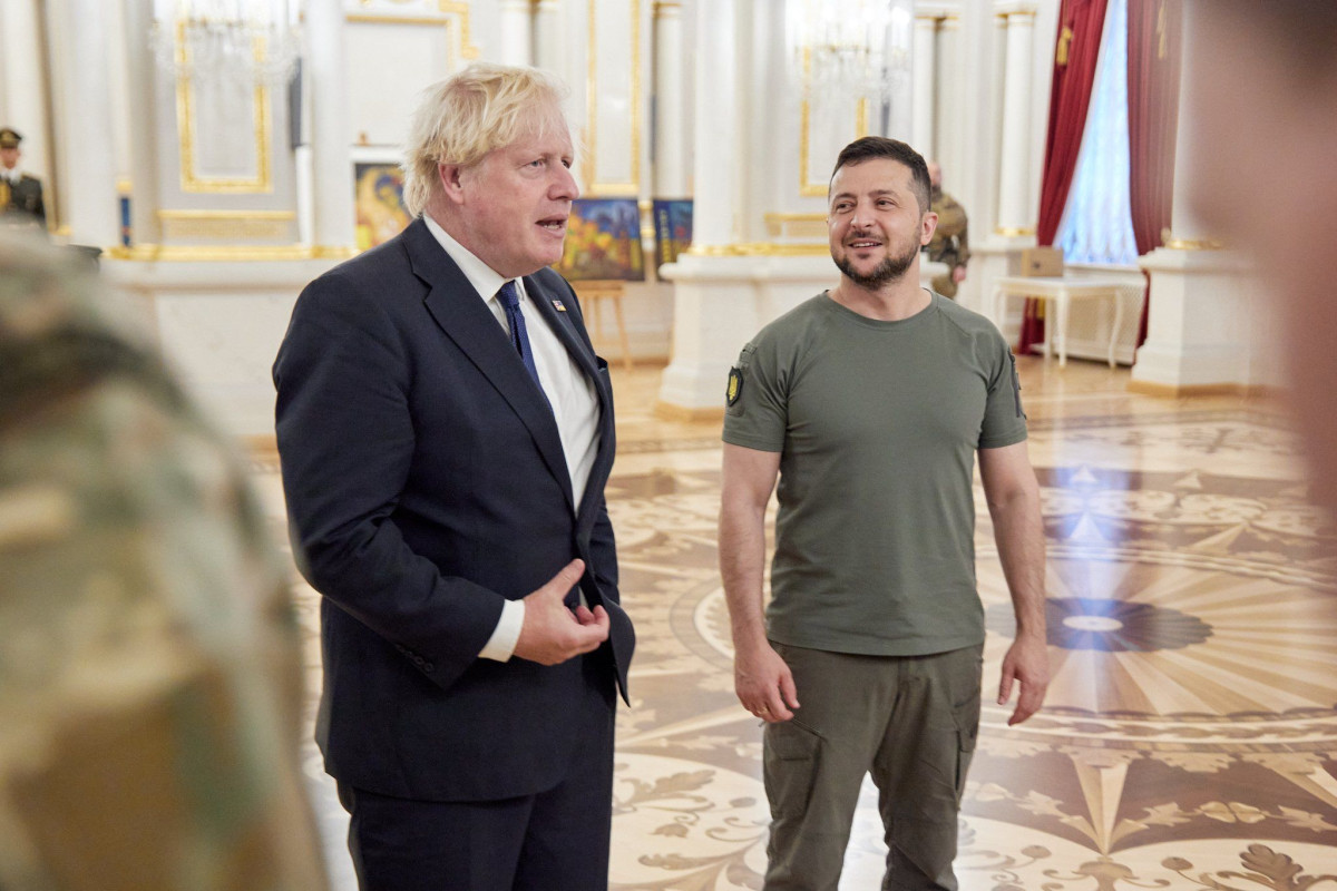 Boris Johnson visits Kyiv on Ukraine's Independence Day
