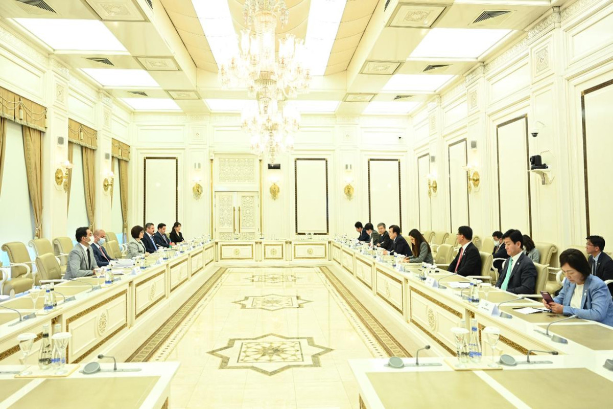 Chair of Milli Majlis Sahiba Gafarova meets Special Presidential Envoy of Republic of Korea