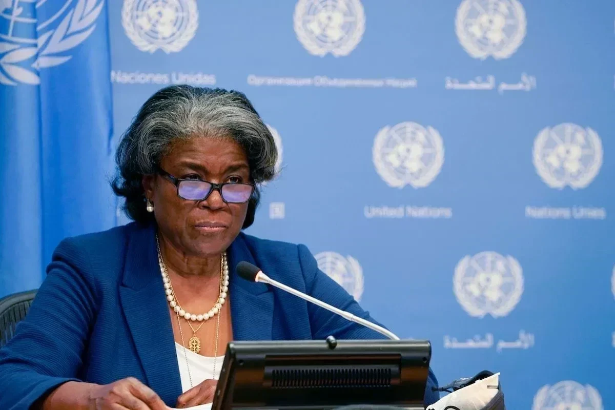 Linda Thomas-Greenfield, the US ambassador to the United Nations