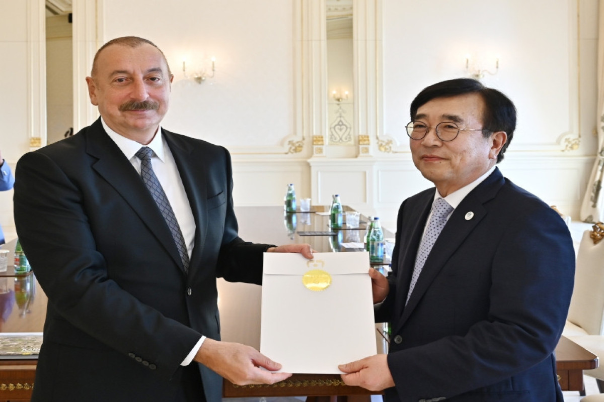 President Ilham Aliyev received Special Representative of President of Republic of Korea
