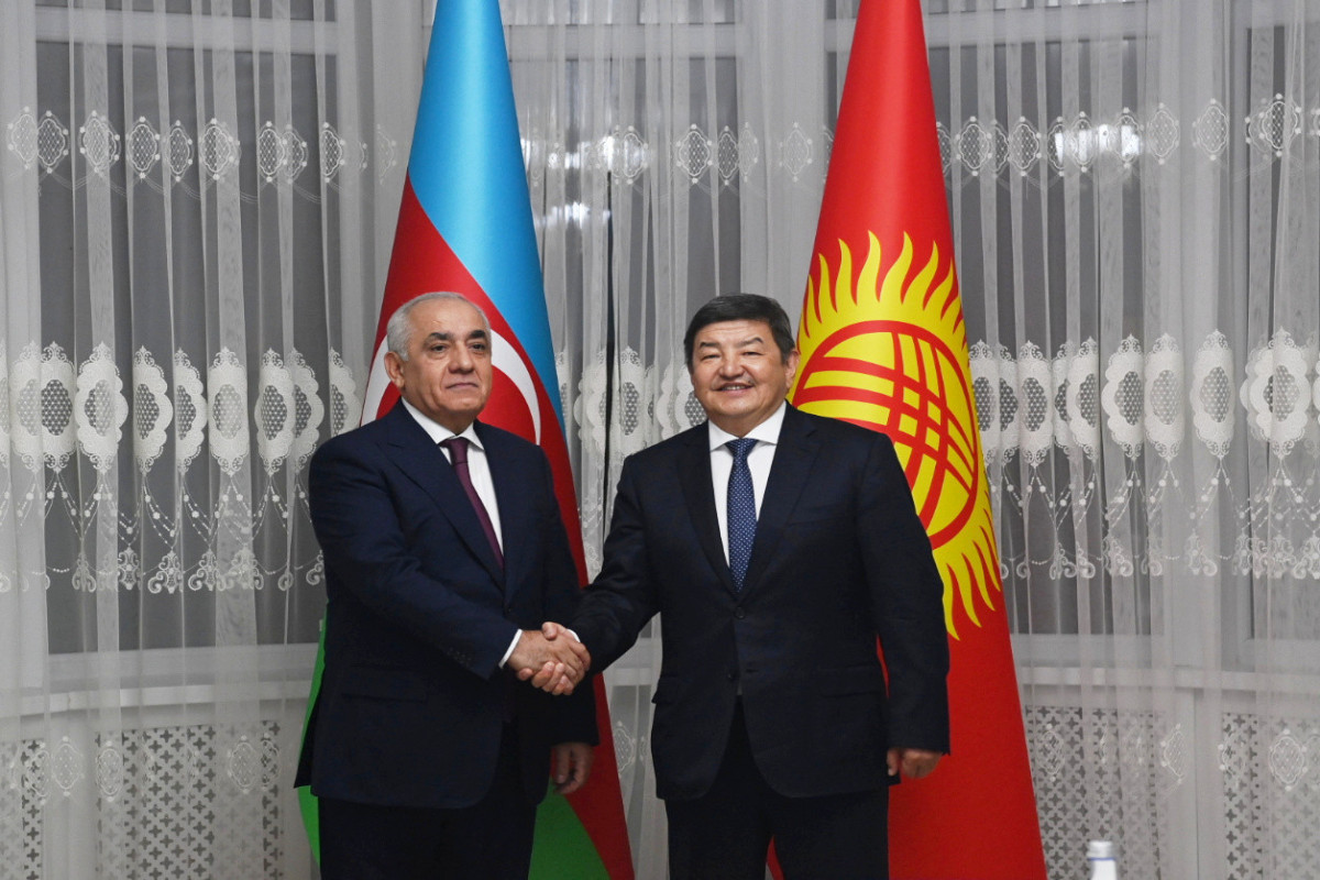 Azerbaijani PM meets with chairman of Kyrgyzstan’s Cabinet of Ministers