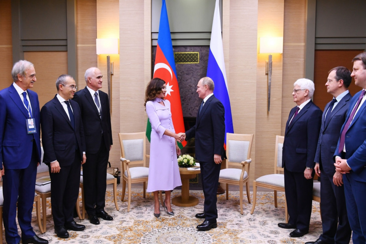 Russian President extends congratulations to First Vice-President of Azerbaijan Mehriban Aliyeva on the occasion of her birthday