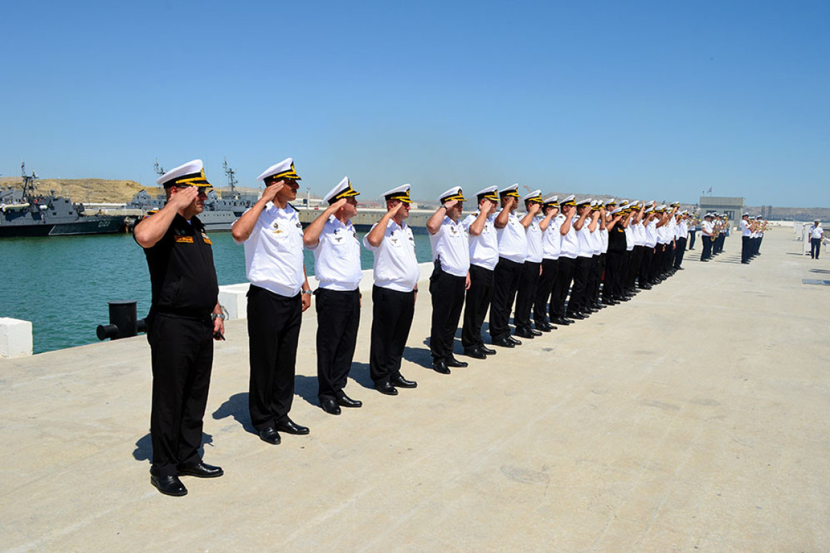 Iranian, Kazakh and Russian warships left Baku port-PHOTO 