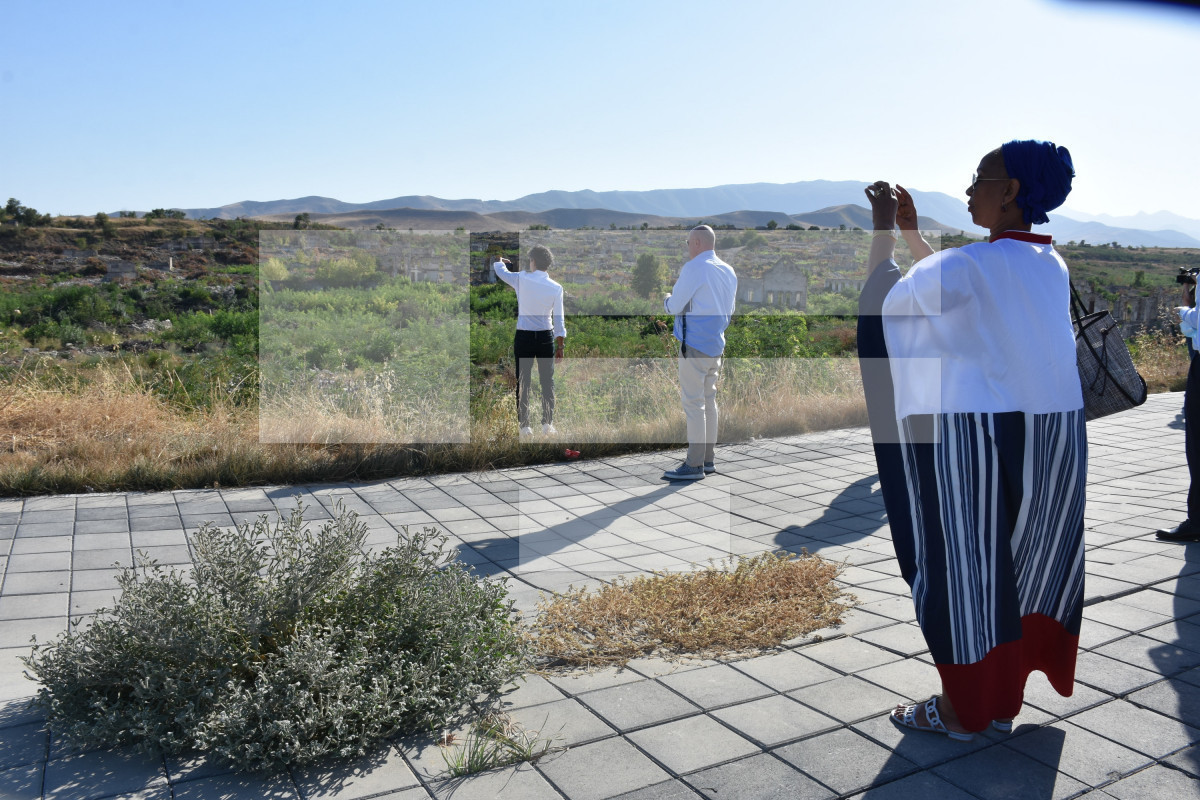 Representatives of diplomatic corps visited old center of Fuzuli