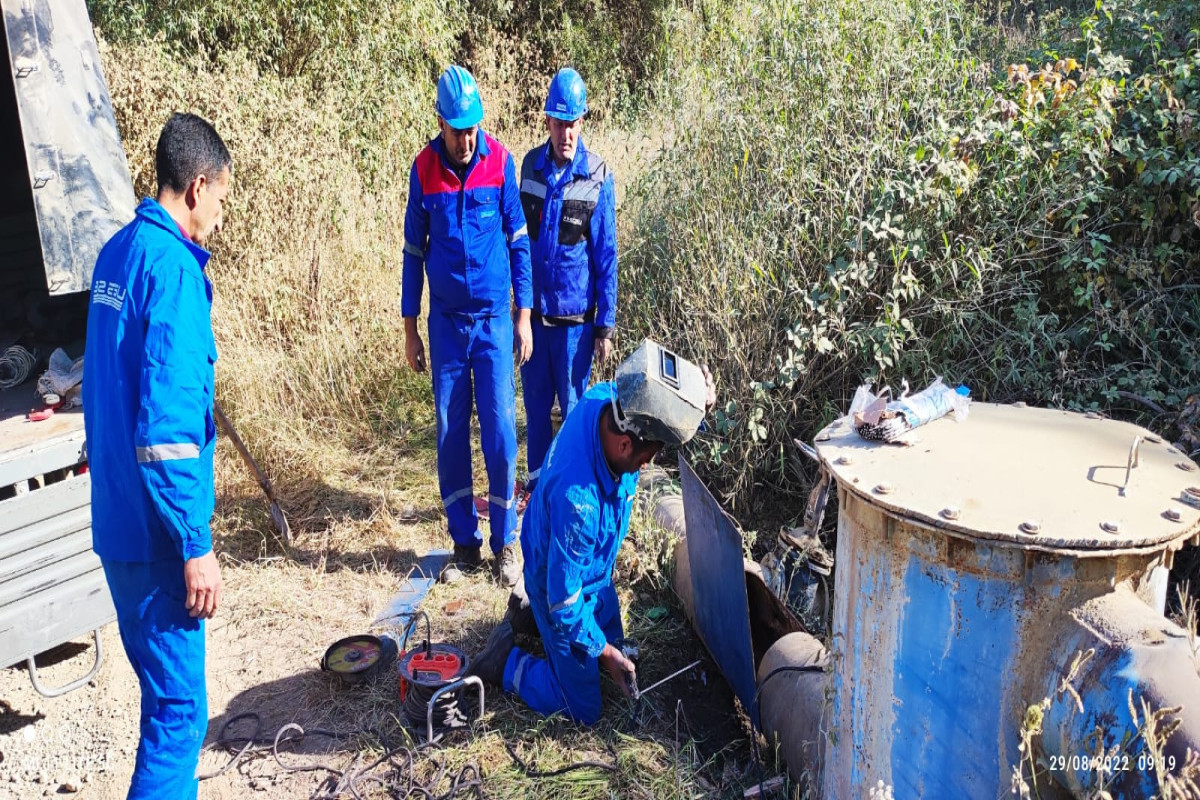 “Azersu” started restoration of drinkable water supply of Lachin city, Sus and Zabukh villages -PHOTO 