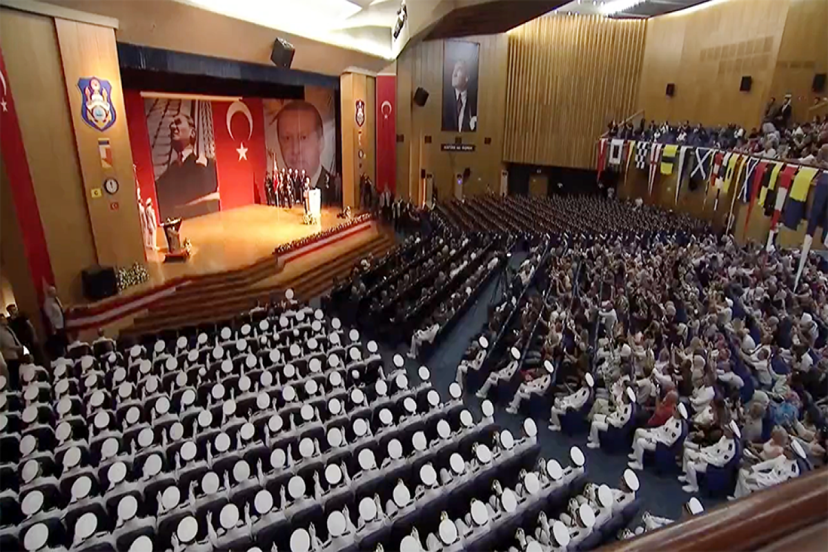 Azerbaijan Defense Minister attended the graduation ceremony of the Turkish Naval Academy and Air Force Academy