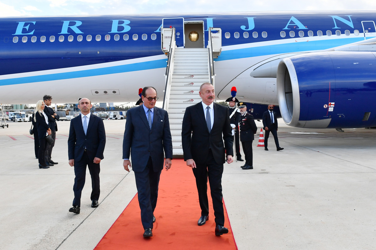Azerbaijan's President pays a working visit to Italy