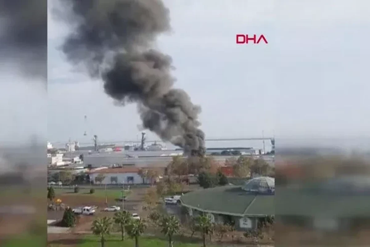 Explosion occurred in Turkish port of Samsun, fire broke out