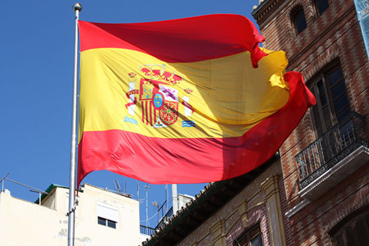 Spanish police cordoned off the area surrounding the Ukrainian embassy in Madrid