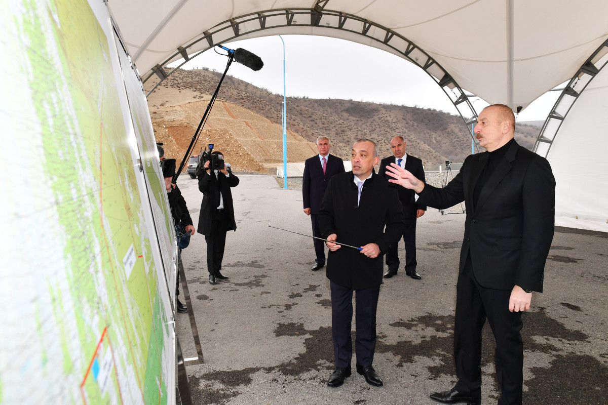 Facilities providing irrigation water to land plot of “Shaki-Oghuz” Agropark launched