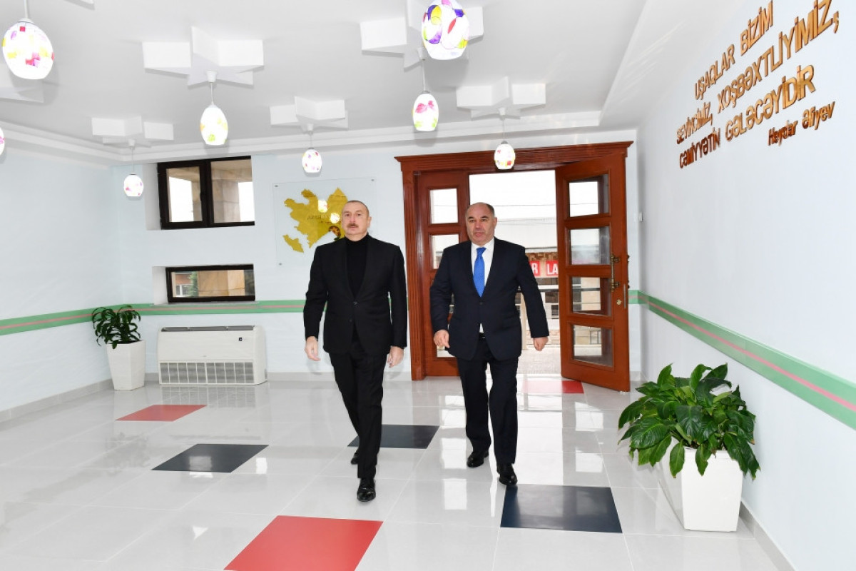 Orphanage-kindergarten constructed on initiative of Heydar Aliyev Foundation was commissioned in Oghuz-UPDATED 