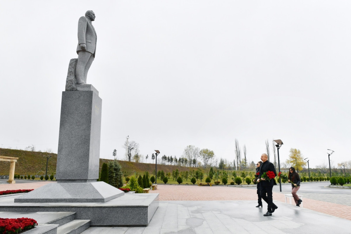 President Ilham Aliyev and First Lady Mehriban Aliyeva visited Shaki district-UPDATED 