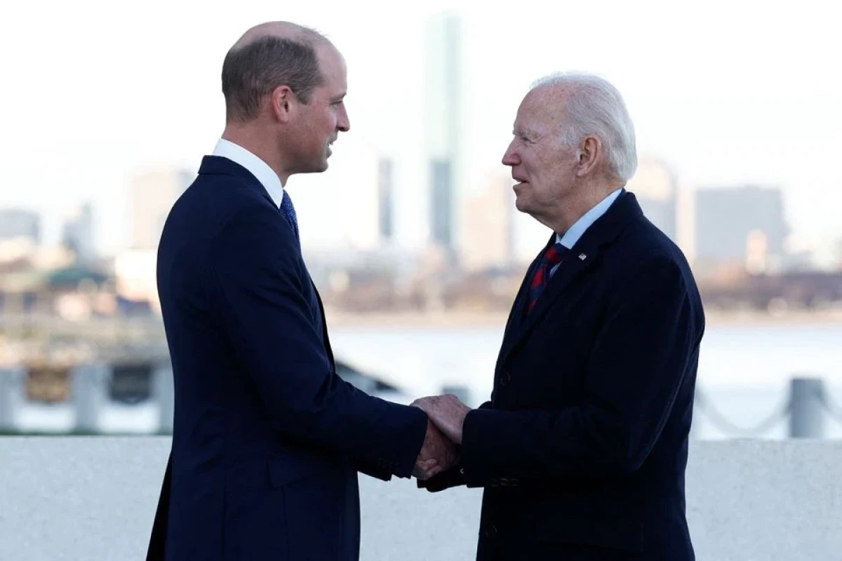 Prince William meets U.S. President Biden at Boston's waterfront