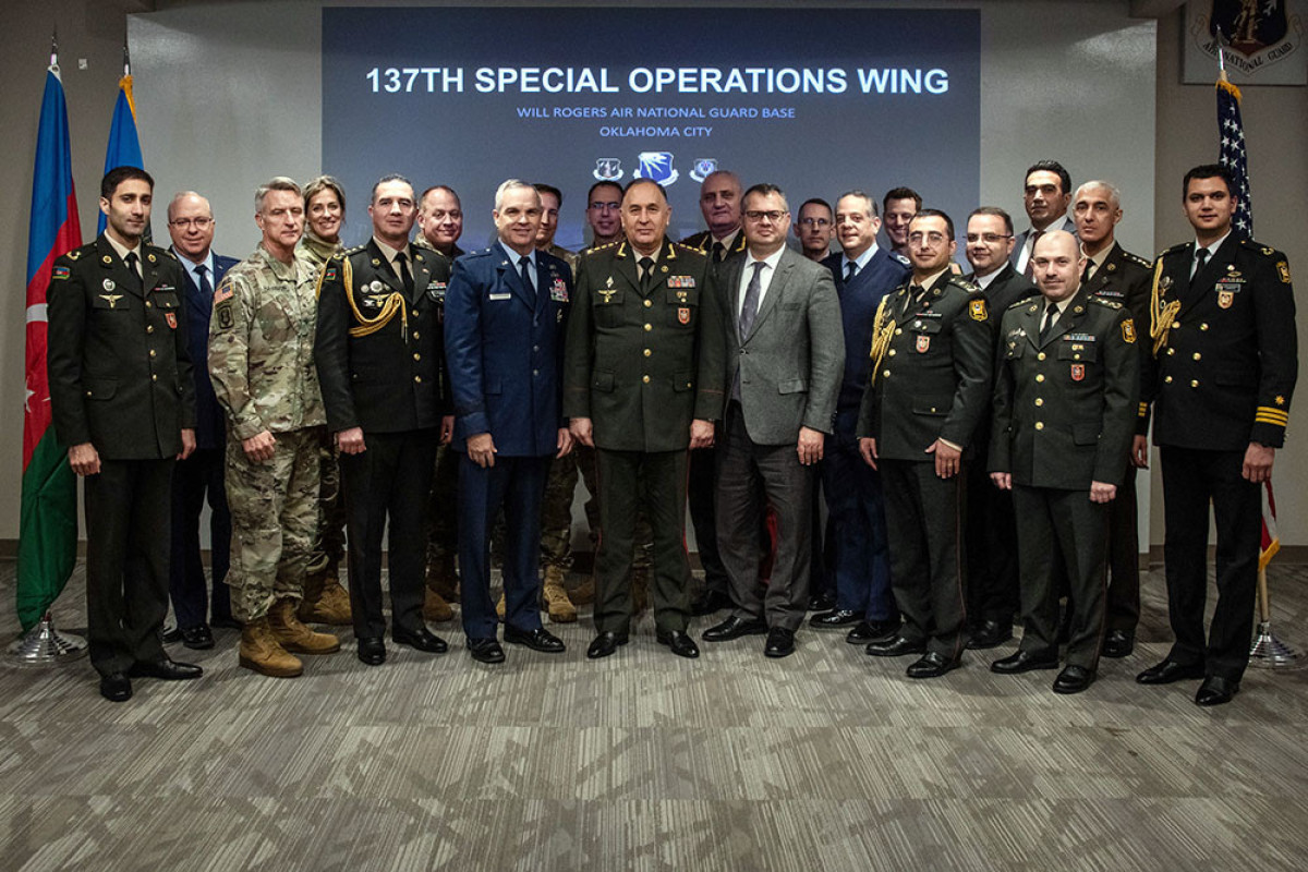 The Chief of the General Staff of the Azerbaijan Army visited the Will Rogers Oklahoma Air National Guard Base-PHOTO 