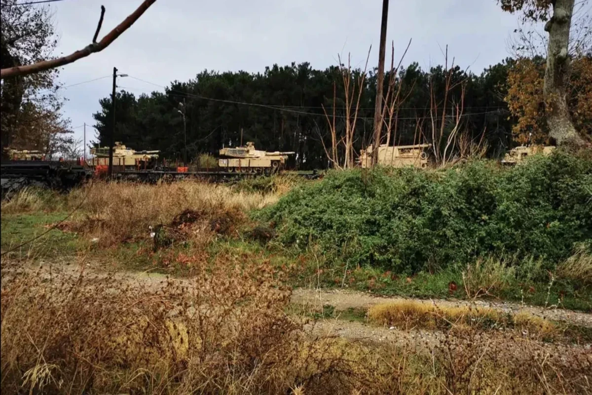 NATO train derails in Greece