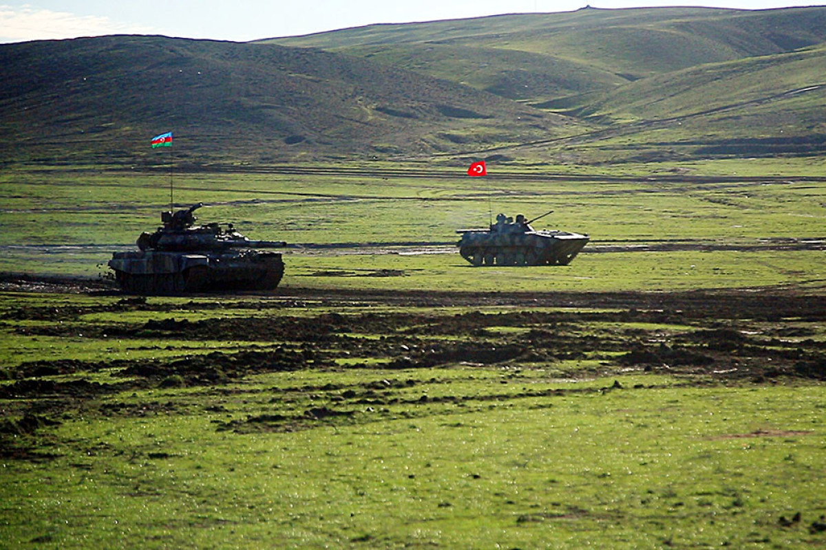 Azerbaijani and Turkish servicemen conducting joint exercises-VIDEO 